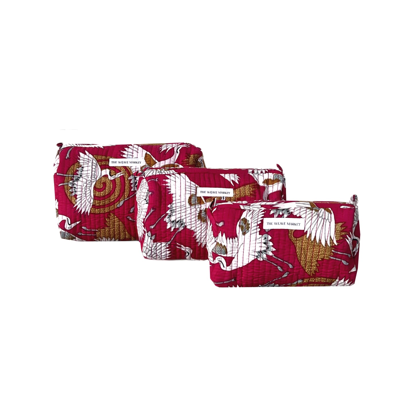 Flying Swan - Pink Pouch