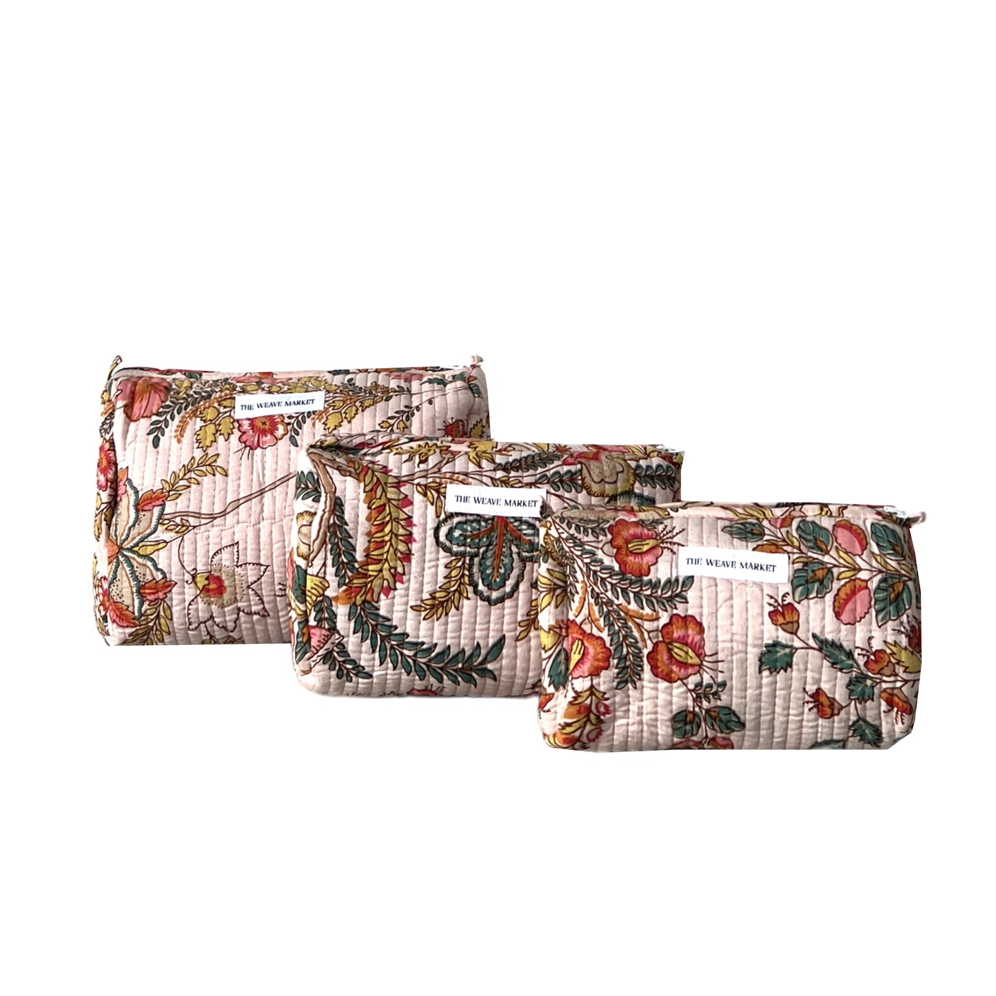 Pastel Garden - Pink Pouch