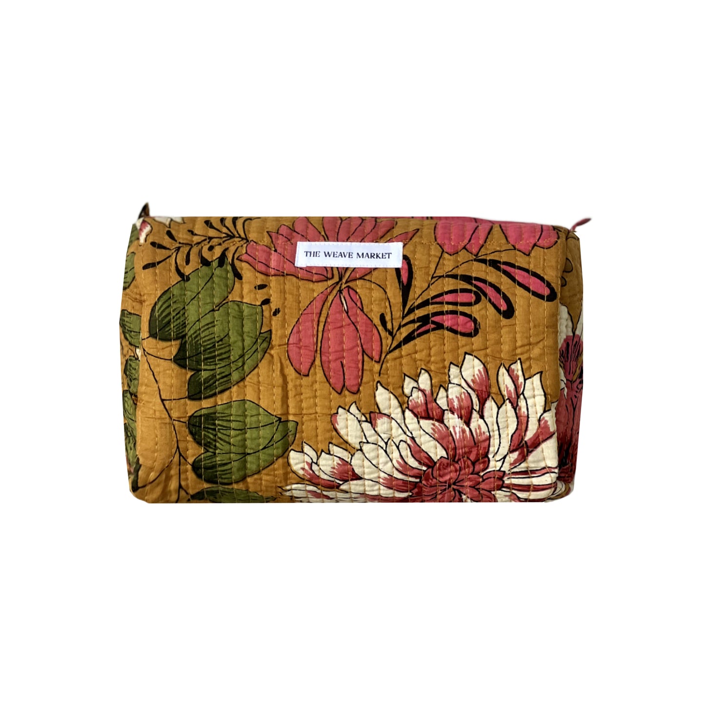 Le Jardin - Mustard Floral Pouch