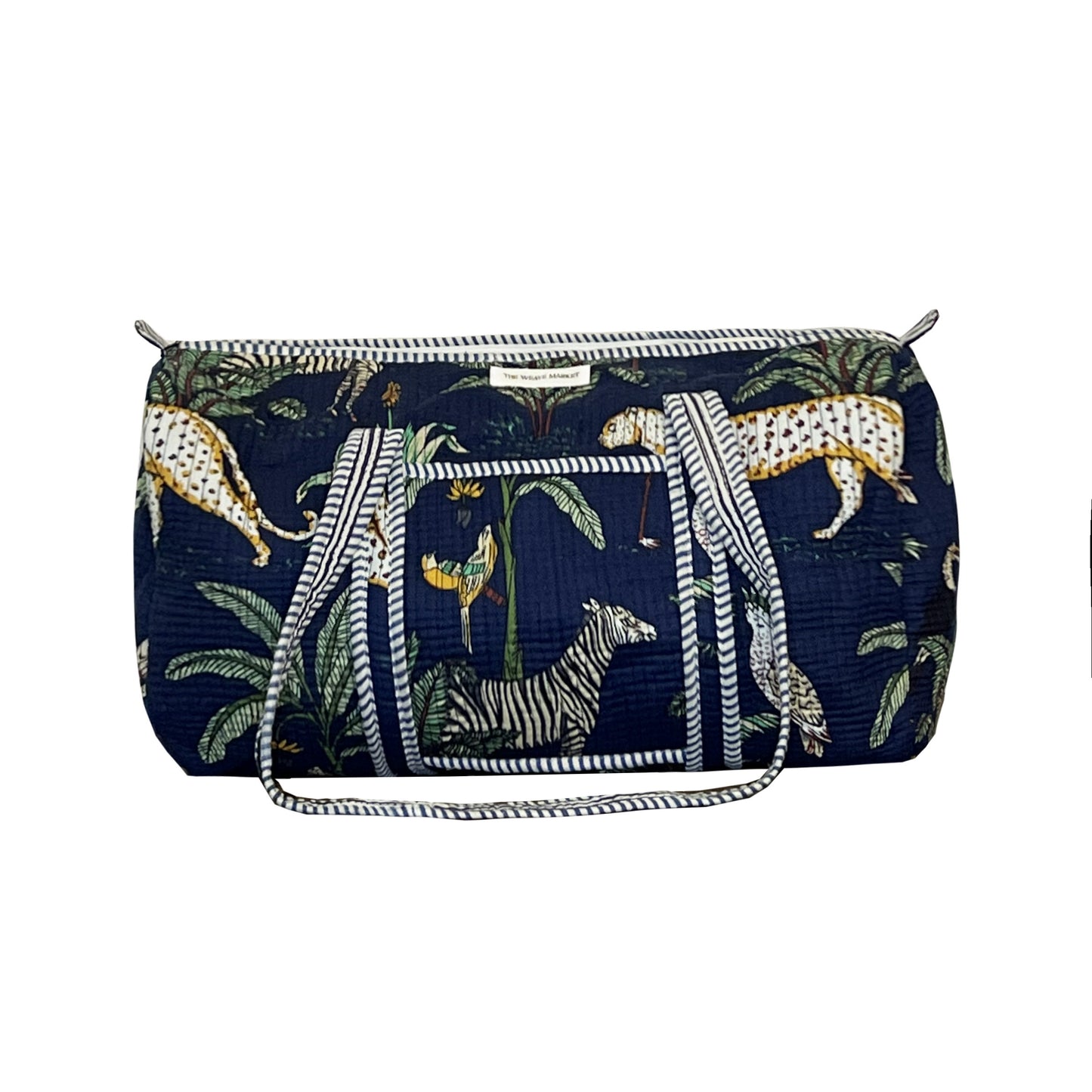 AFRICAN SAFARI - BLUE DUFFLE BAG