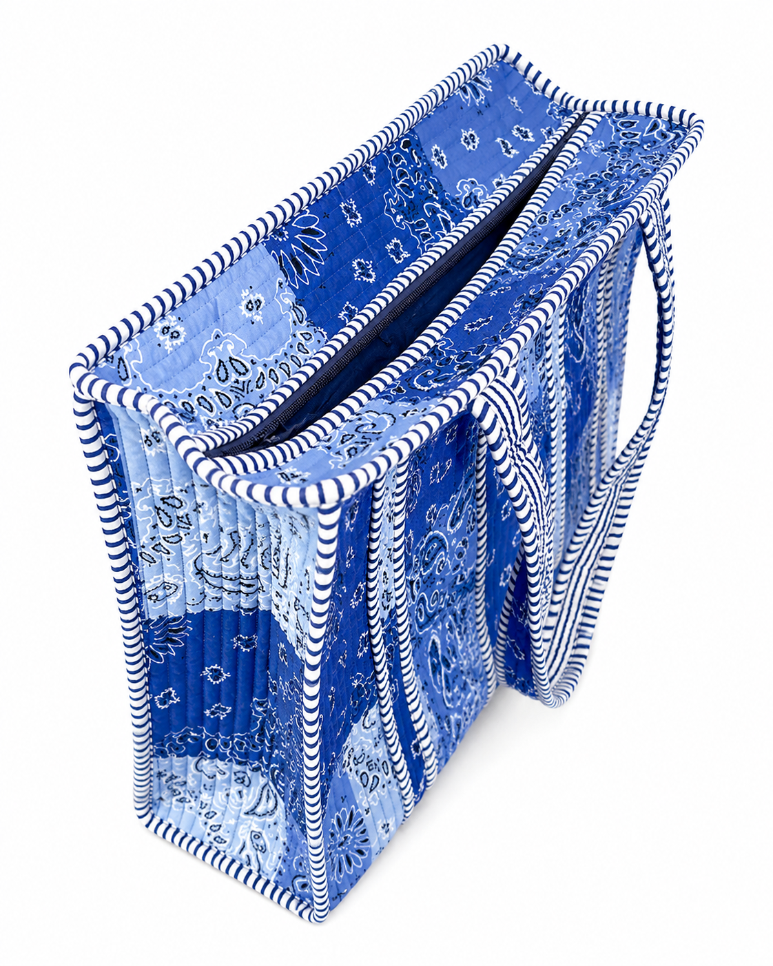 Blue Printed Tote Bag UAE
