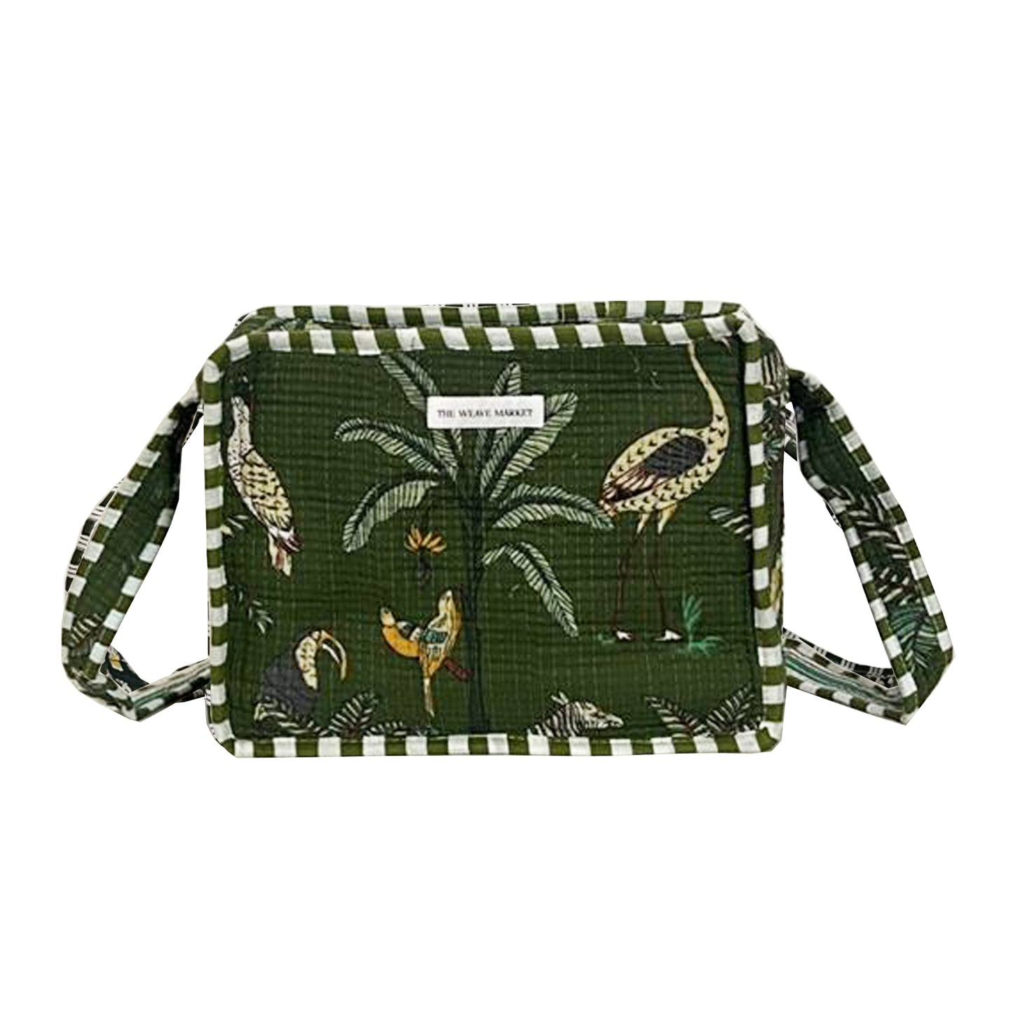 AFRICAN SAFARI- GREEN SLING BAG