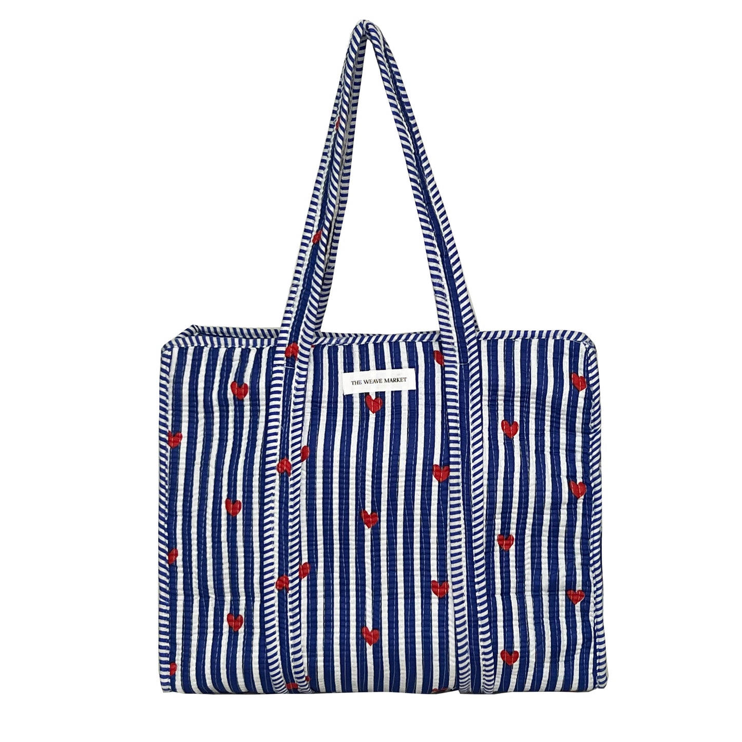 HEARTSY- BLUE TOTE