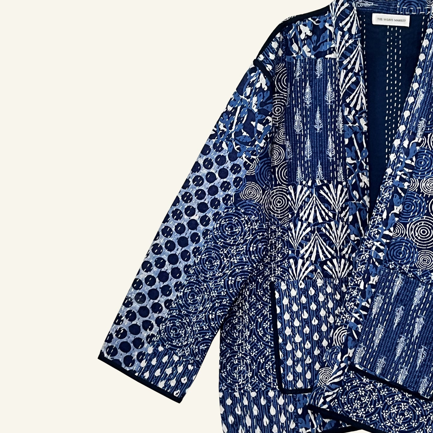 PORCELAIN BLUE - KANTHA JACKET