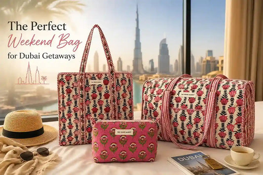 Perfect weekend bag for Dubai 