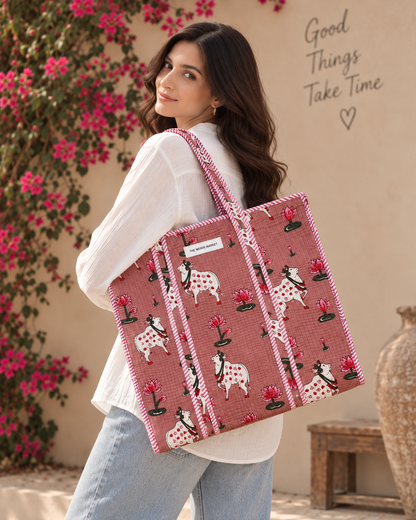 PICHWAI - PINK TOTE