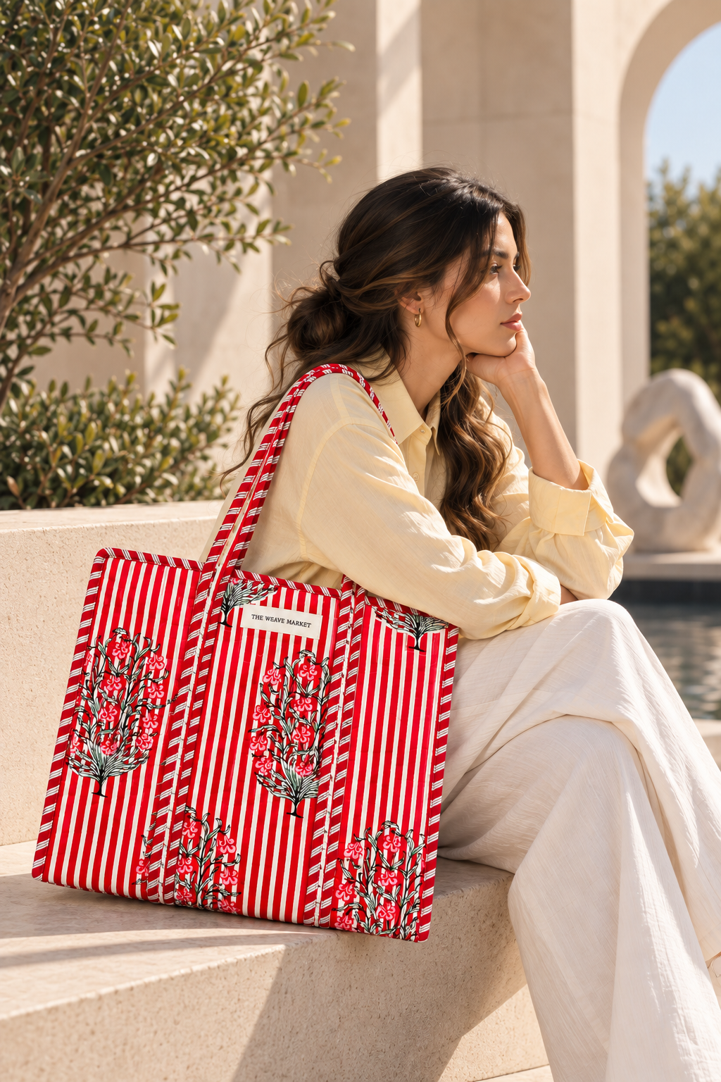 AMALFI BLOOM - TOTE BAG