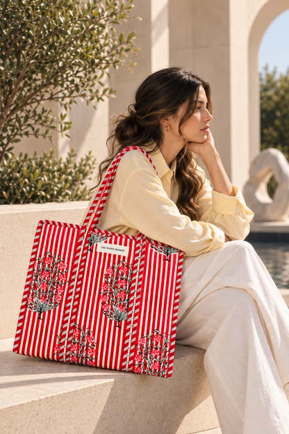 AMALFI BLOOM - TOTE BAG