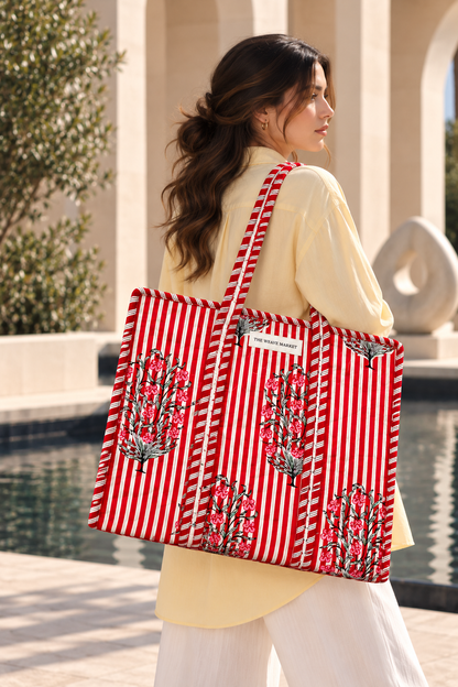 AMALFI BLOOM - TOTE BAG