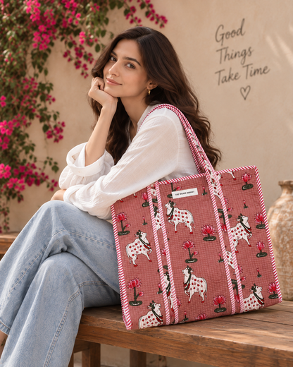 PICHWAI - PINK TOTE
