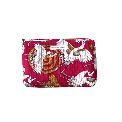 Flying Swan - Pink Pouch