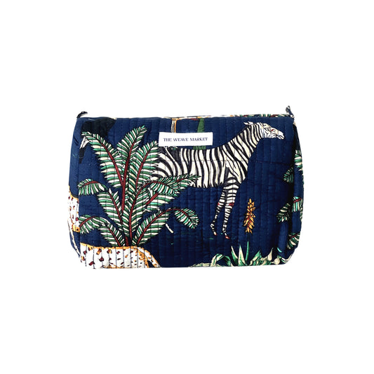 African Safari - Blue Pouch