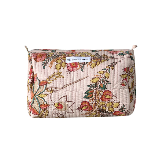 Pastel Garden - Pink Pouch