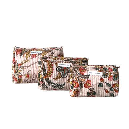 Pastel Garden - Pink Pouch