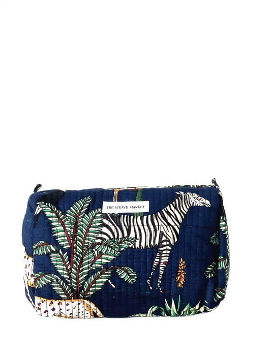 African Safari Blue Pouch