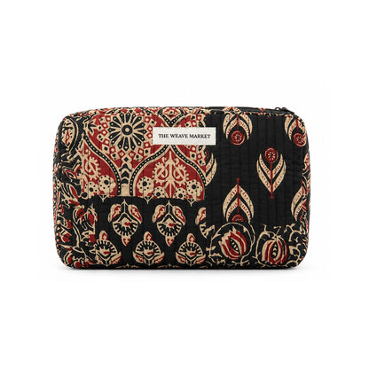 Ajrak Print Travel Pouch