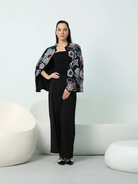 Black Embroidered Jacket