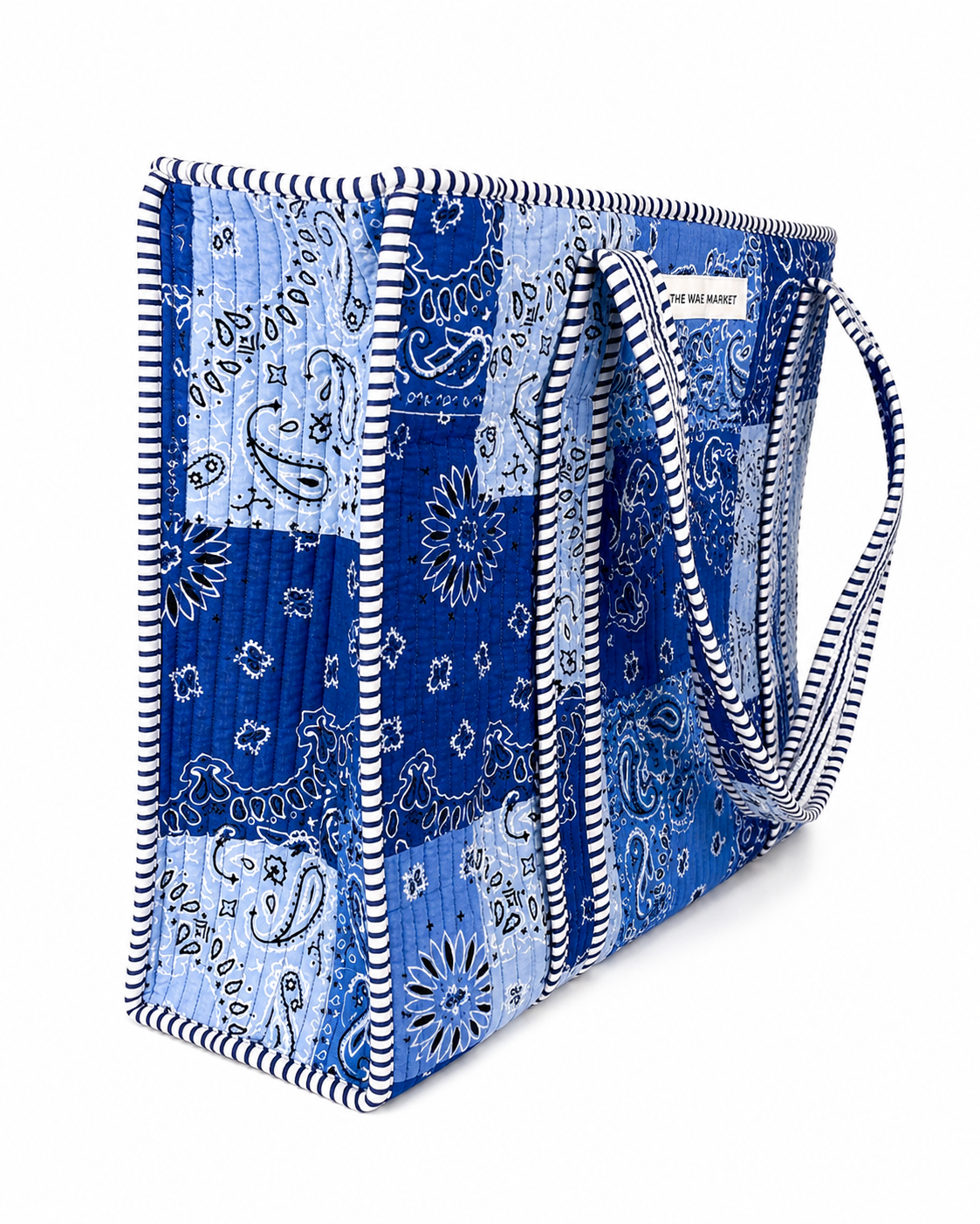 Blue Big Tote Bag