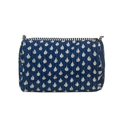 Blue Cosmetic Pouch Bag
