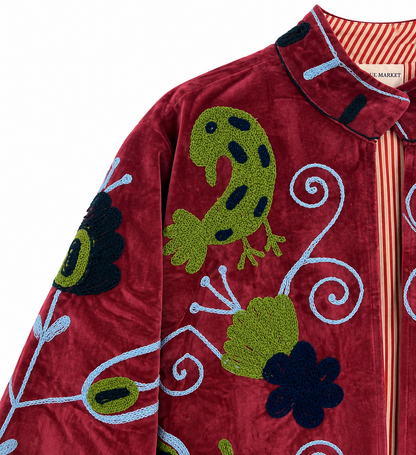 The Flora - Velvet Jacket
