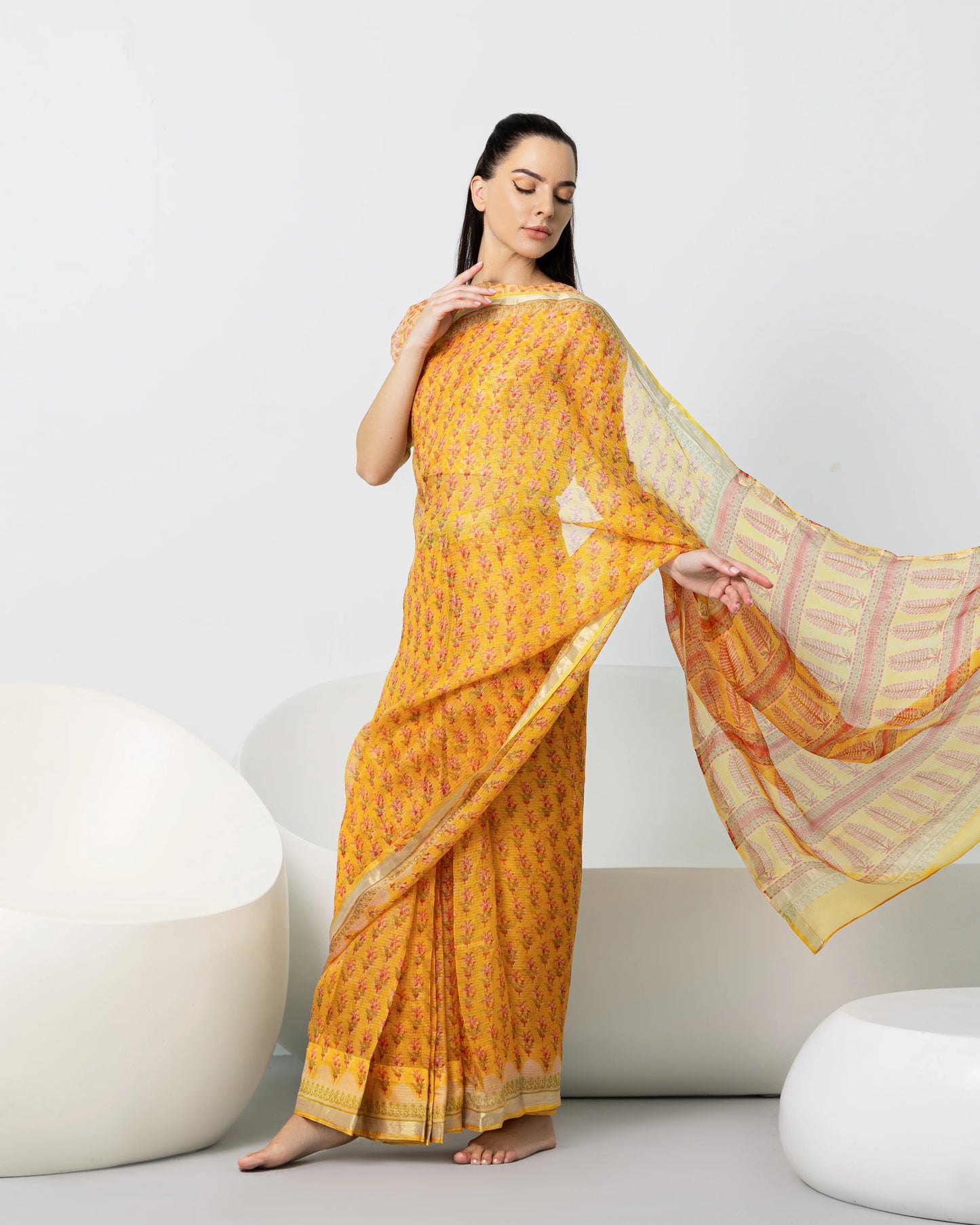 CHANDERI SILK SAREE