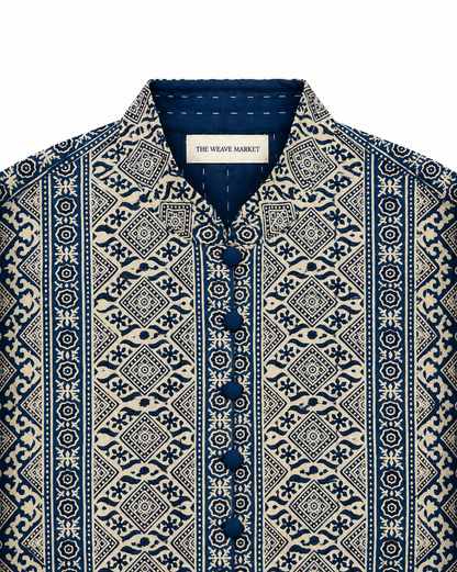 RUMI AJRAK - KANTHA JACKET