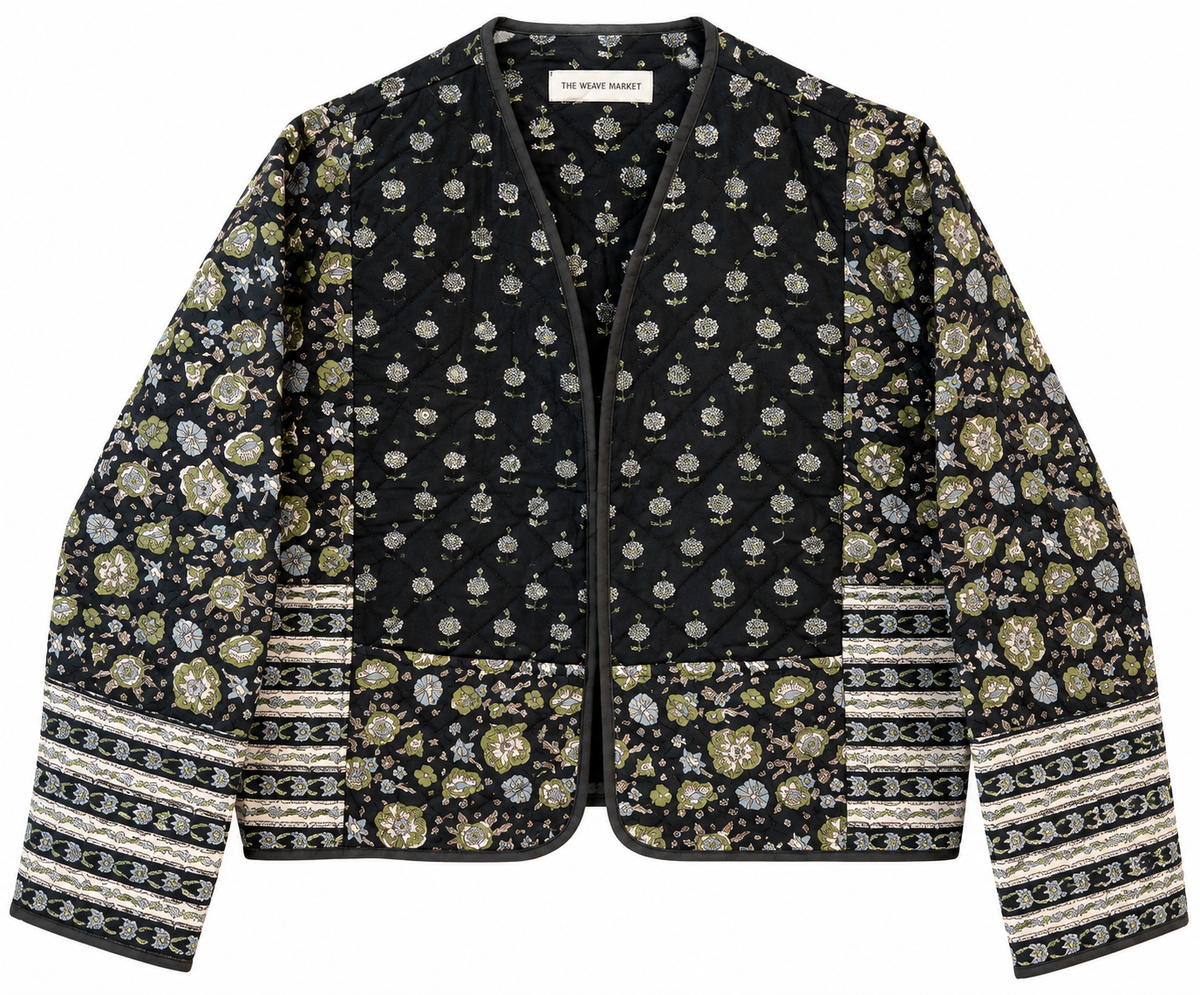 NOIR BOTANICA - QUILTED JACKET