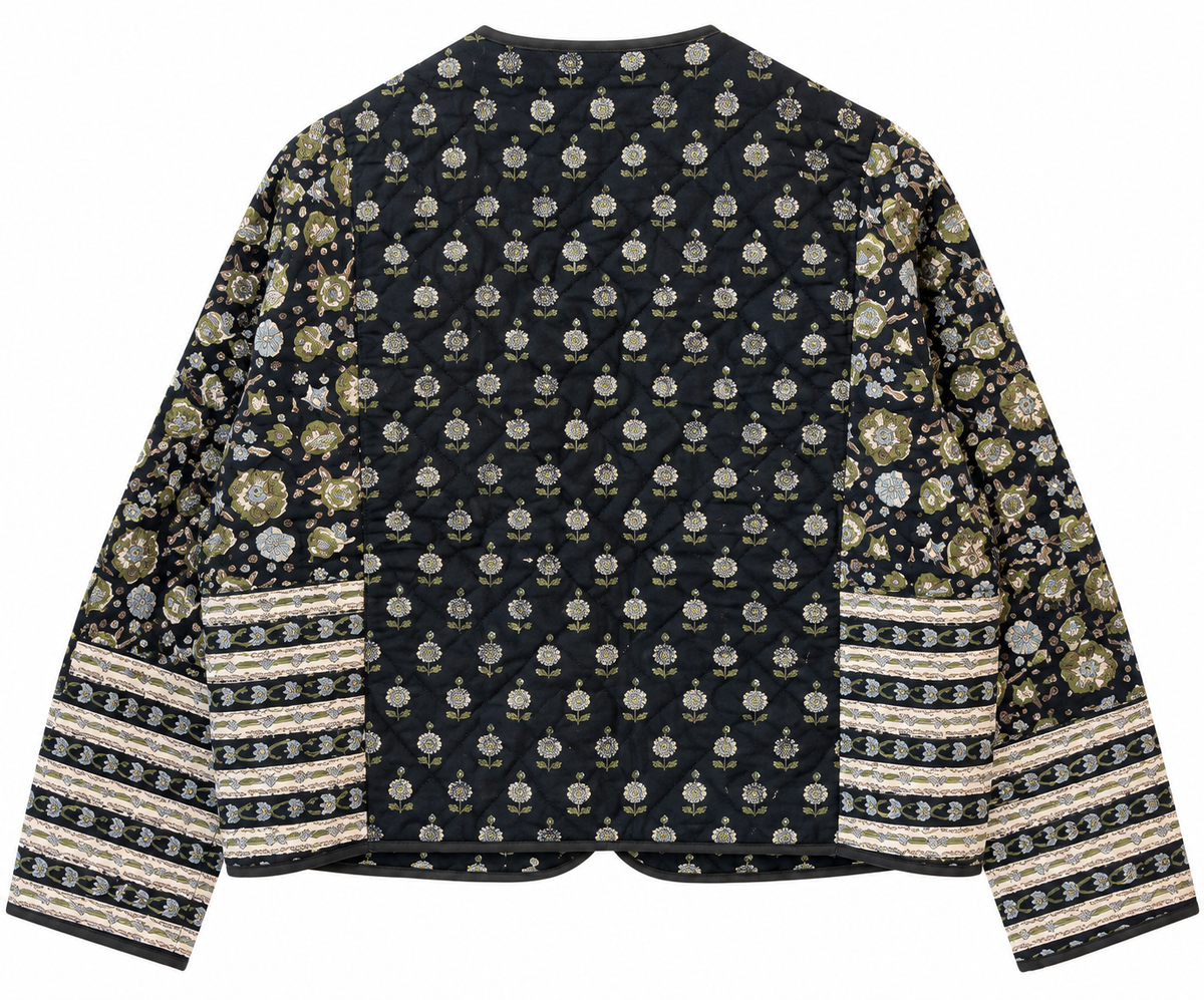 NOIR BOTANICA - QUILTED JACKET