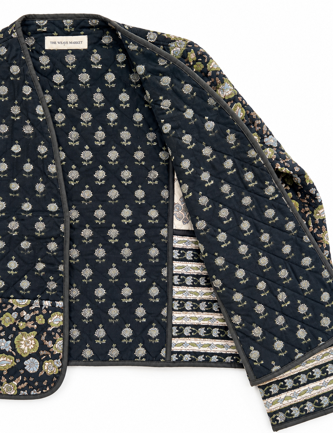 NOIR BOTANICA - QUILTED JACKET