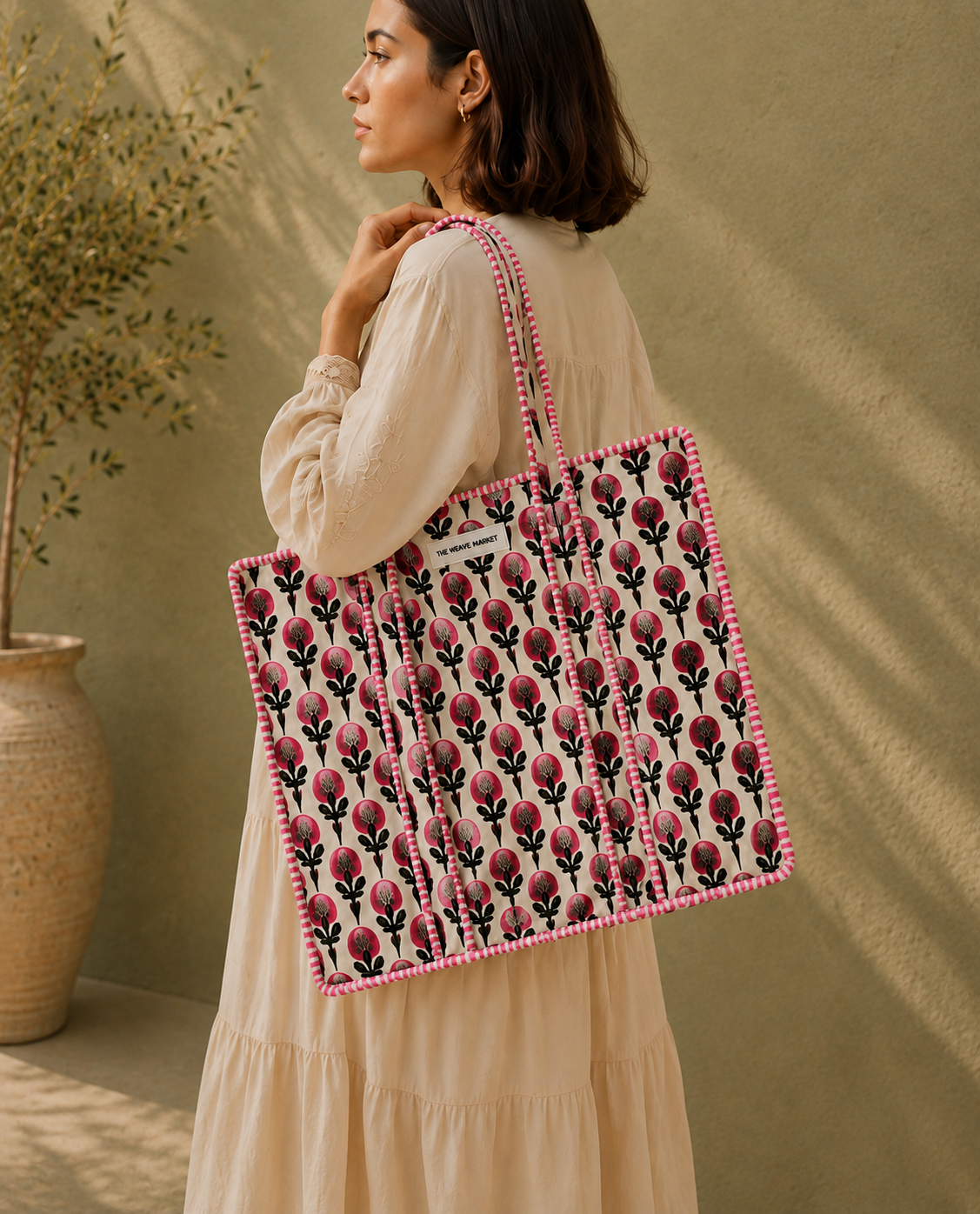 Rosé Bloom Tote