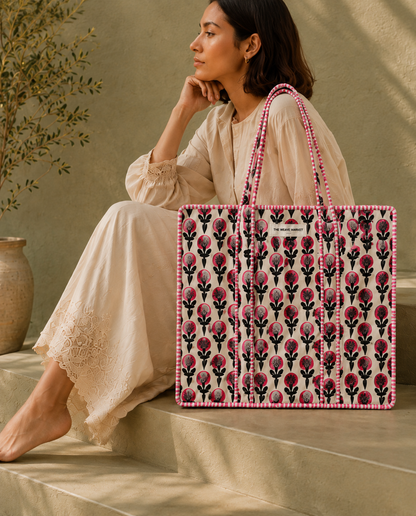 Rosé Bloom Tote