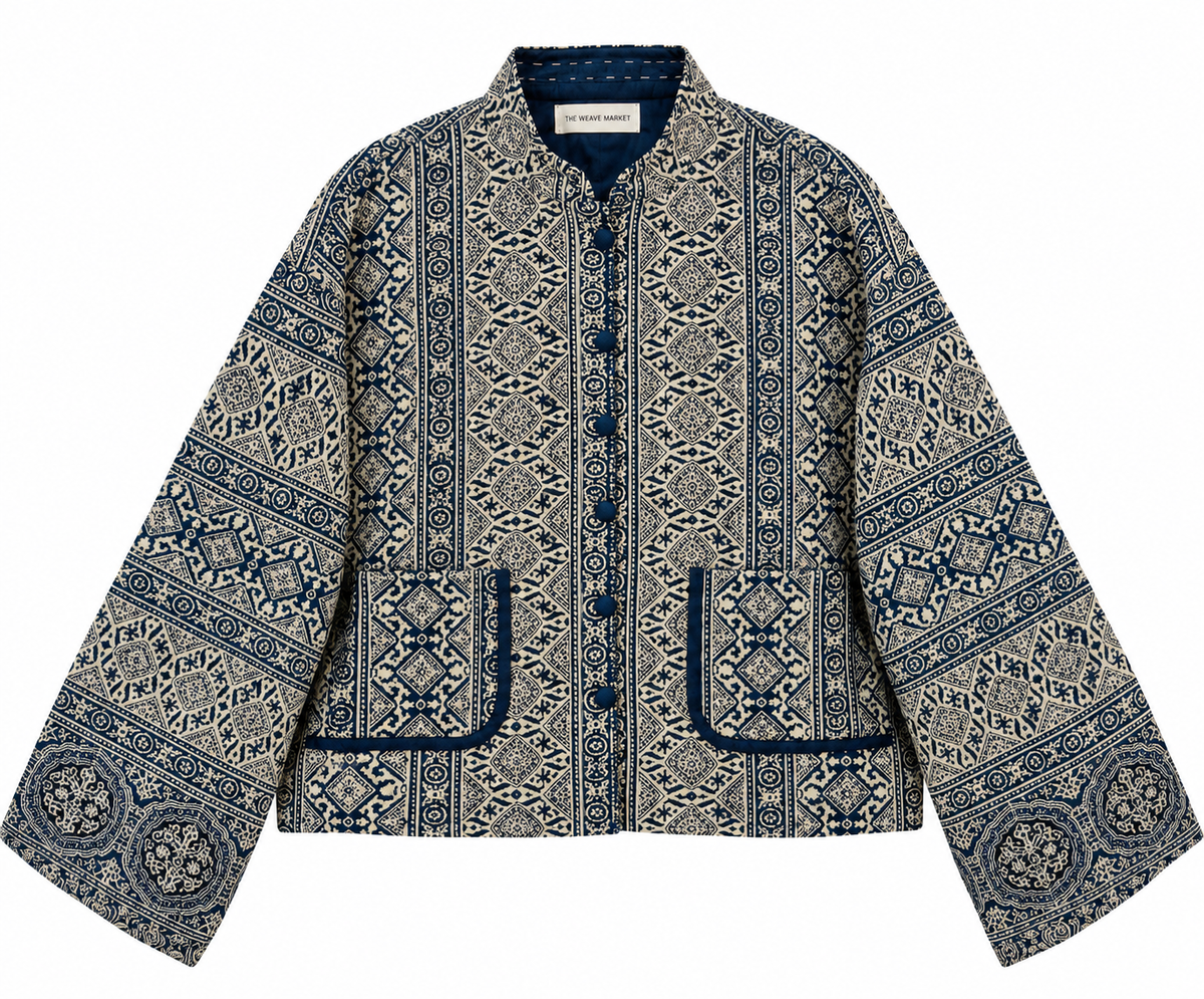 RUMI AJRAK - KANTHA JACKET