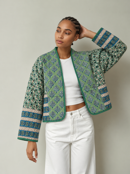 SAGE REVERIE - QUILTED JACKET