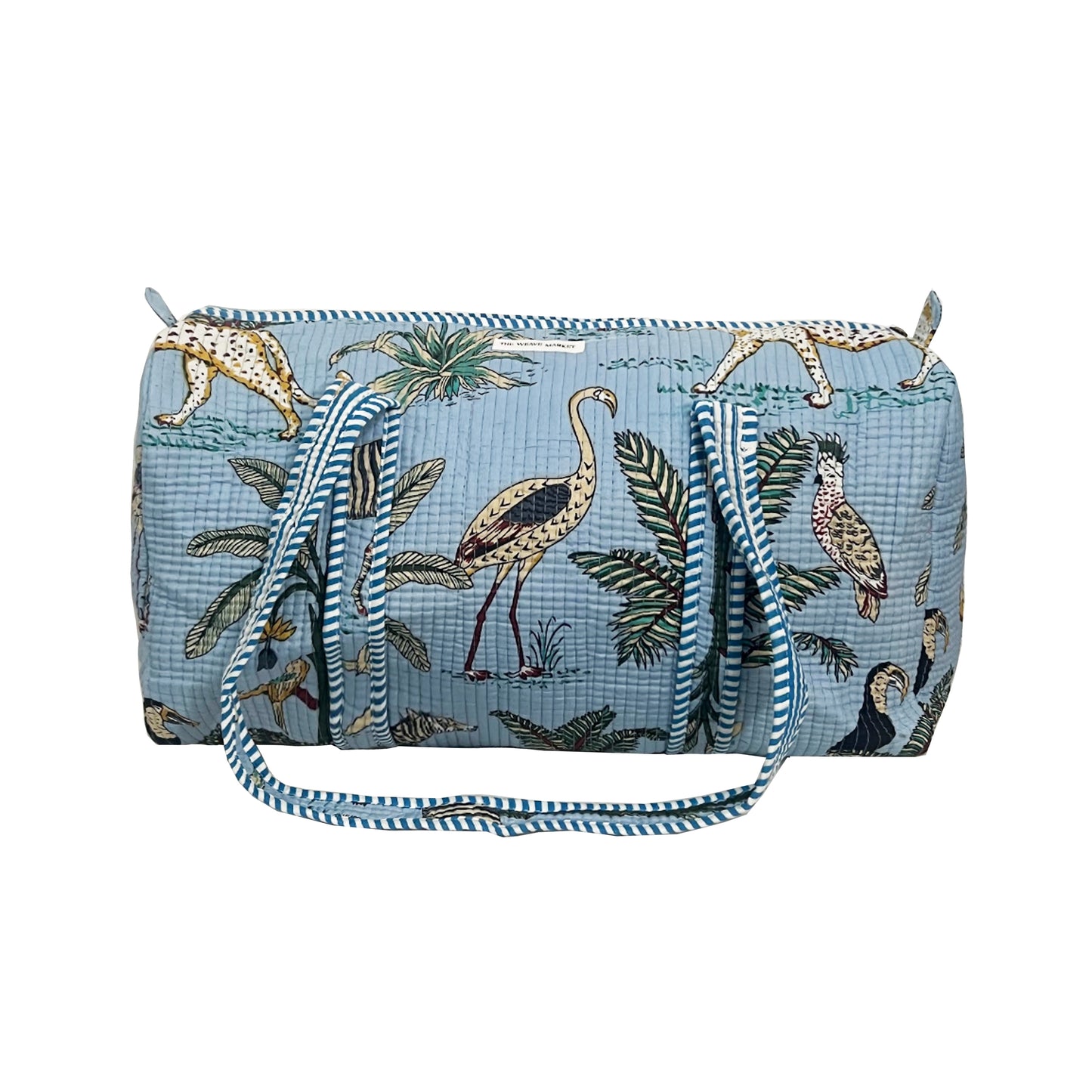AFRICAN SAFARI - BLUE DUFFLE BAG