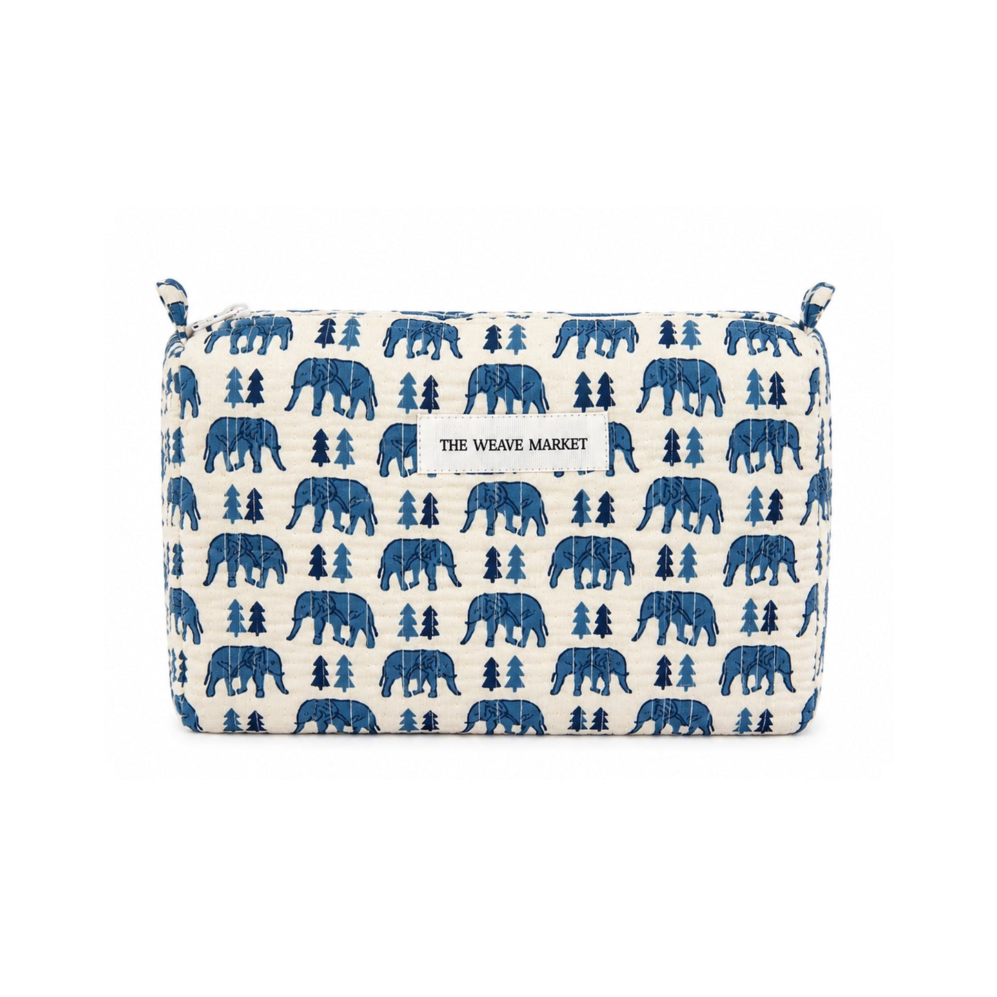 Elephant Printed Cotton pouch