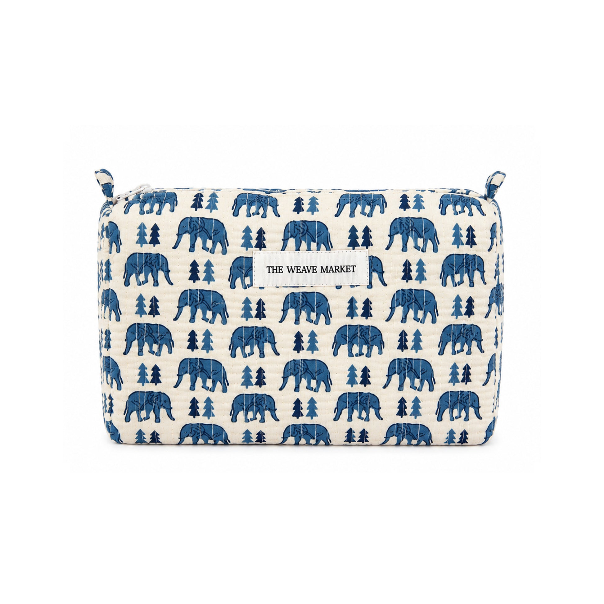 Elephant Printed Cotton pouch