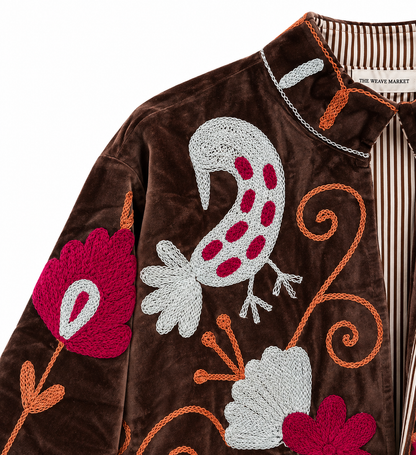 Enchanted Aviary - Velvet Jacket
