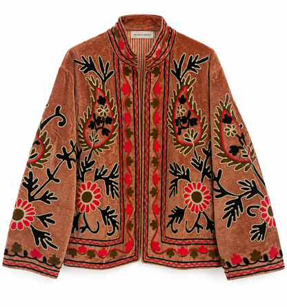 Ember Bloom -Velvet Jacket