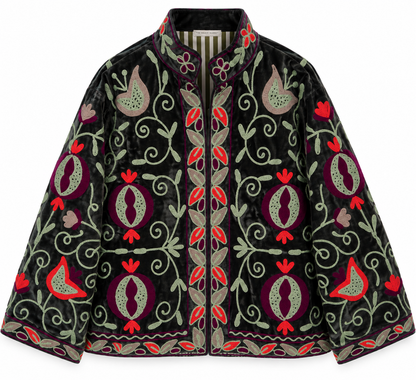 Jade Reverie -Velvet Jacket