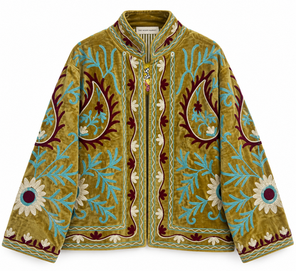 Olive Élan- Valvet jacket