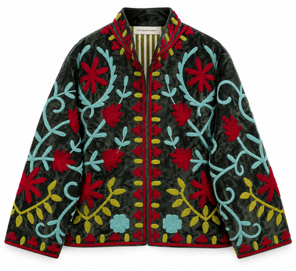 Jade Reverie -Velvet Jacket