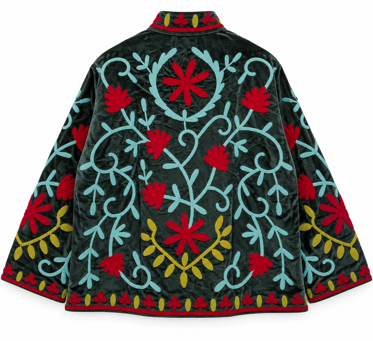 Jade Reverie -Velvet Jacket