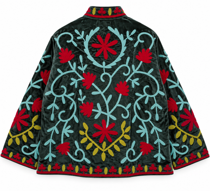 Jade Reverie -Velvet Jacket