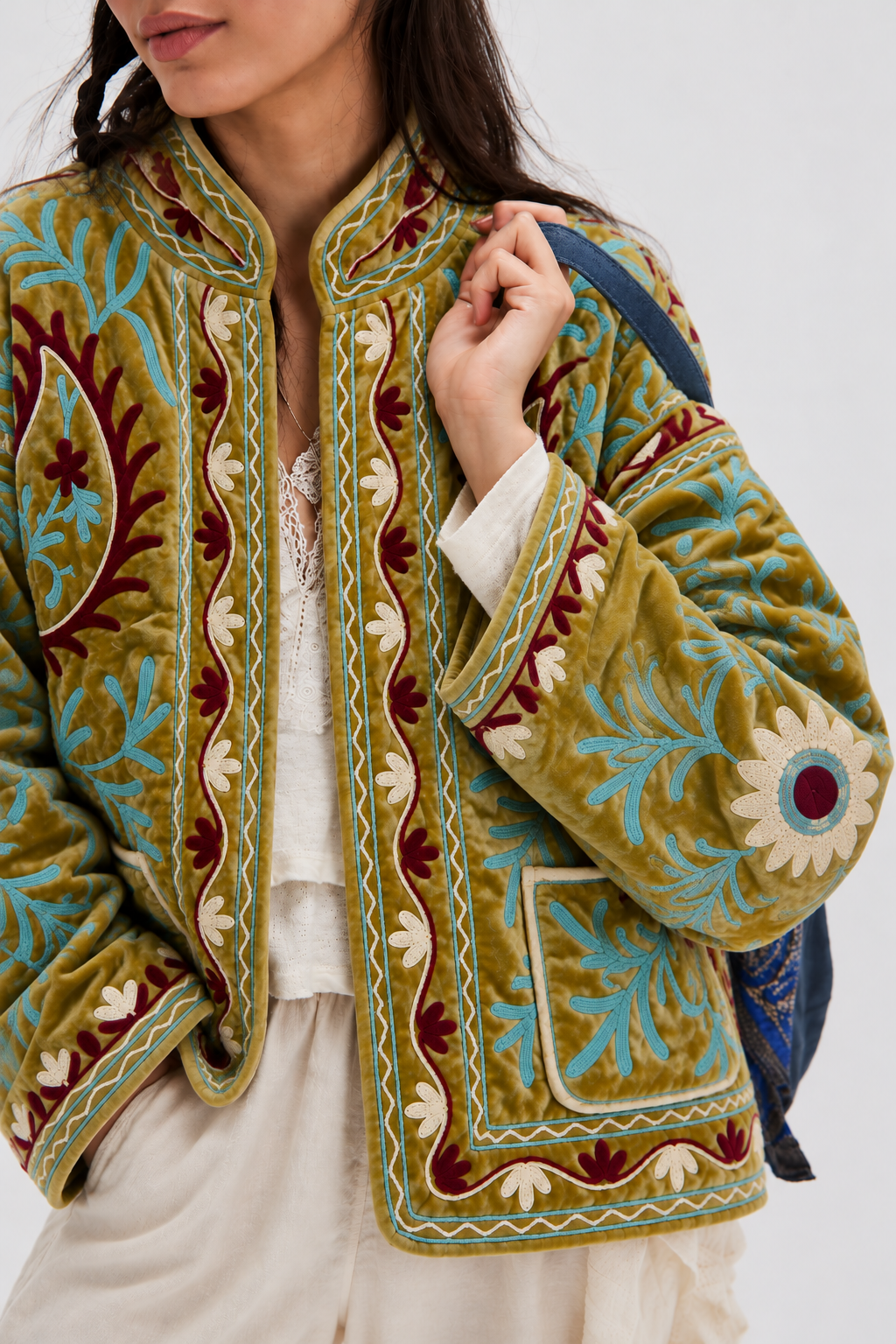 Olive Élan- Valvet jacket