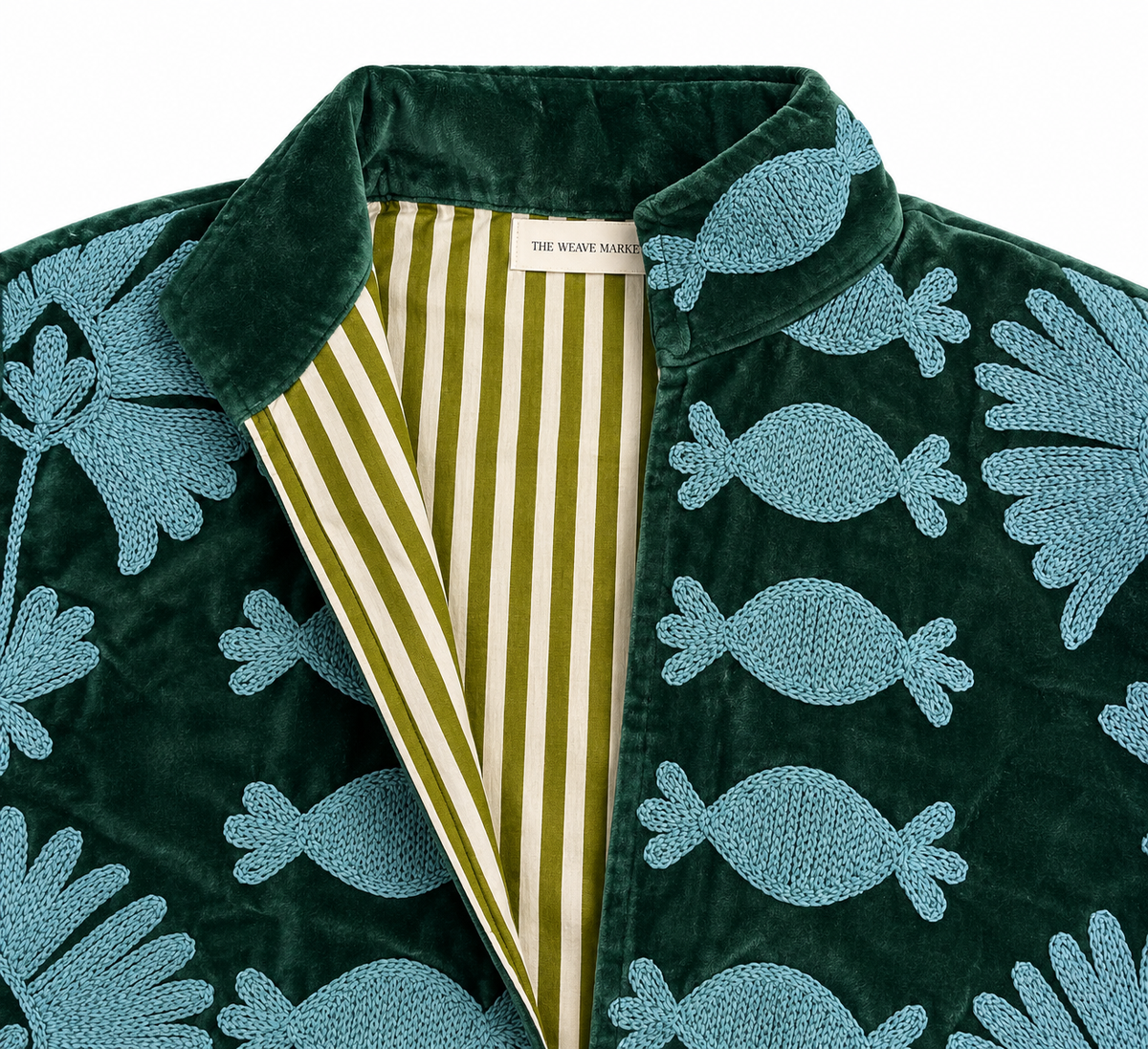 Medallion - Green velvet Jacket
