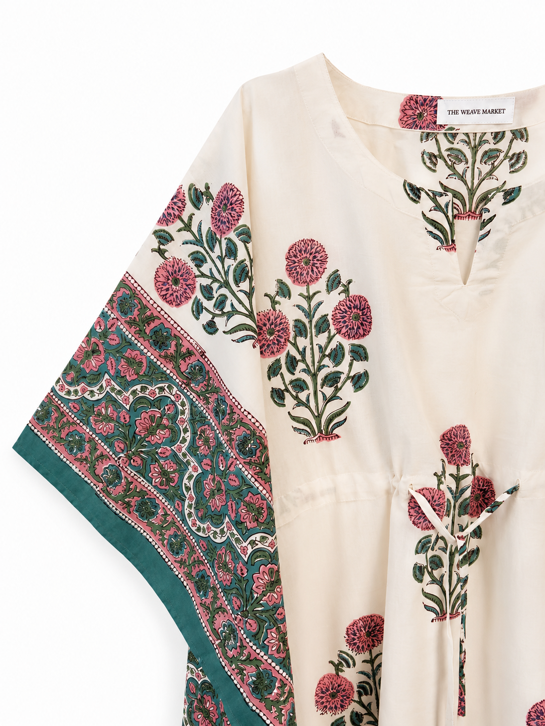 Floral Border Kaftan UAE