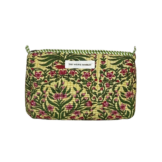 Floral Cosmetic Pouch