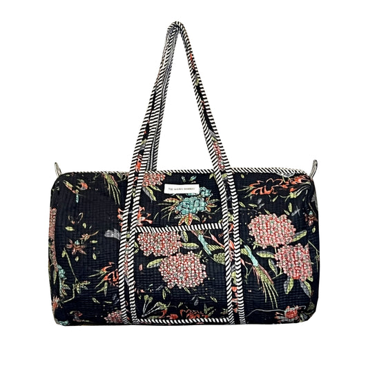 Floral Print Duffle Bag