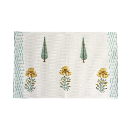 Floral Tree Pattern Hand Towel