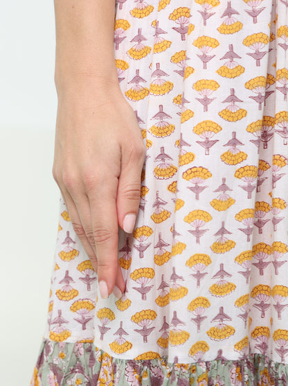 Flower Pattern Dress